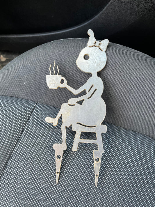 Myra med Kaffekopp